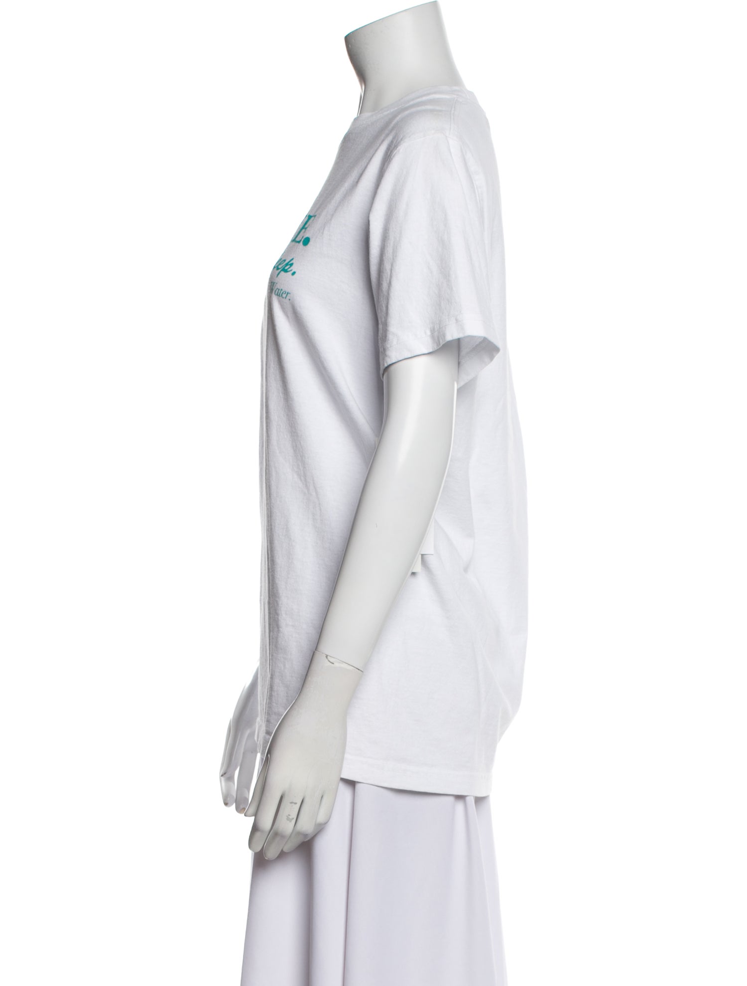 Sporty & Rich Graphic Print Crew Neck T-Shirt w/ Tags