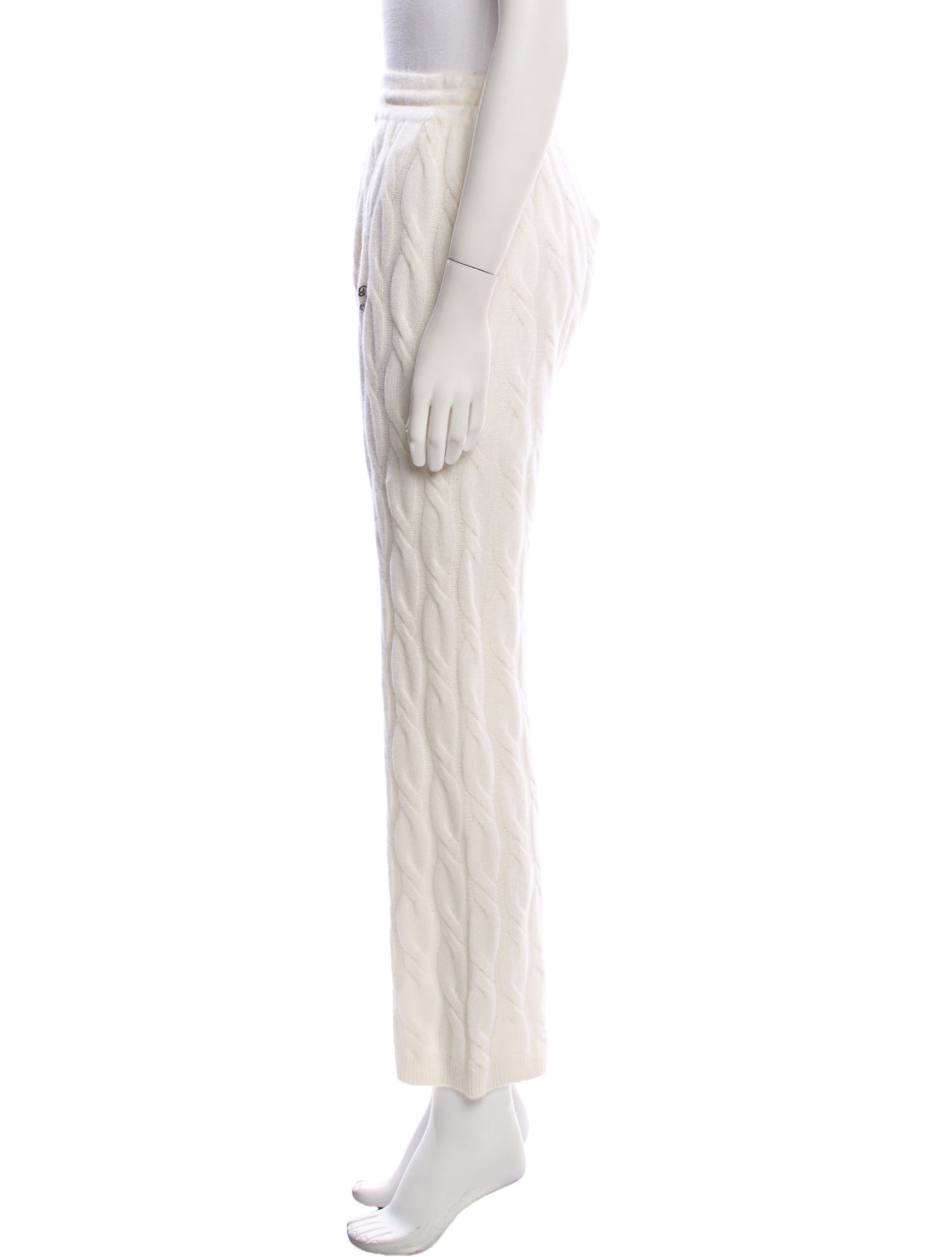 Sporty & Rich Cashmere Straight Leg Pants