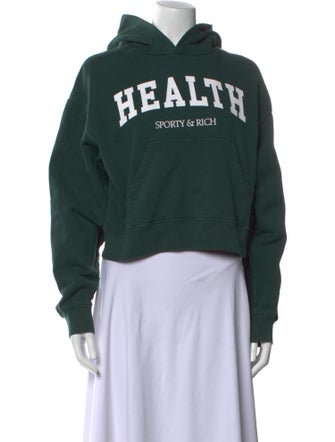 Sporty & Rich Graphic Print Crew Neck Sweatshirt