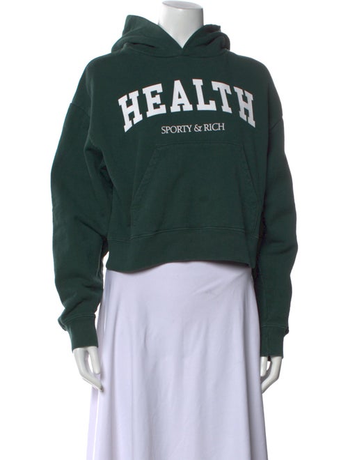 Sporty & Rich Graphic Print Crew Neck Sweatshirt