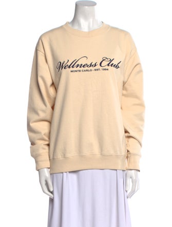 Sporty & Rich Graphic Print Crew Neck Sweatshirt