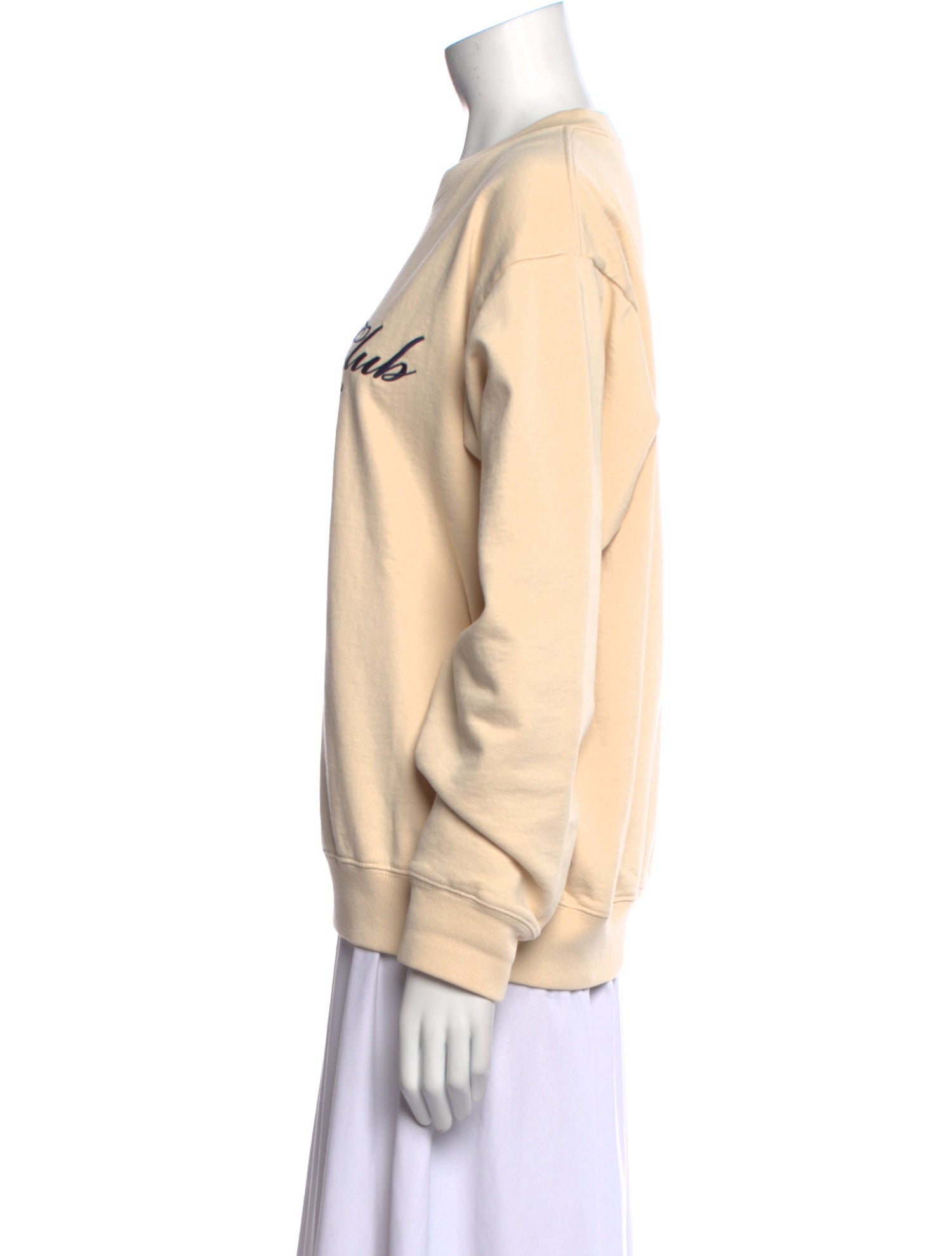 Sporty & Rich Graphic Print Crew Neck Sweatshirt