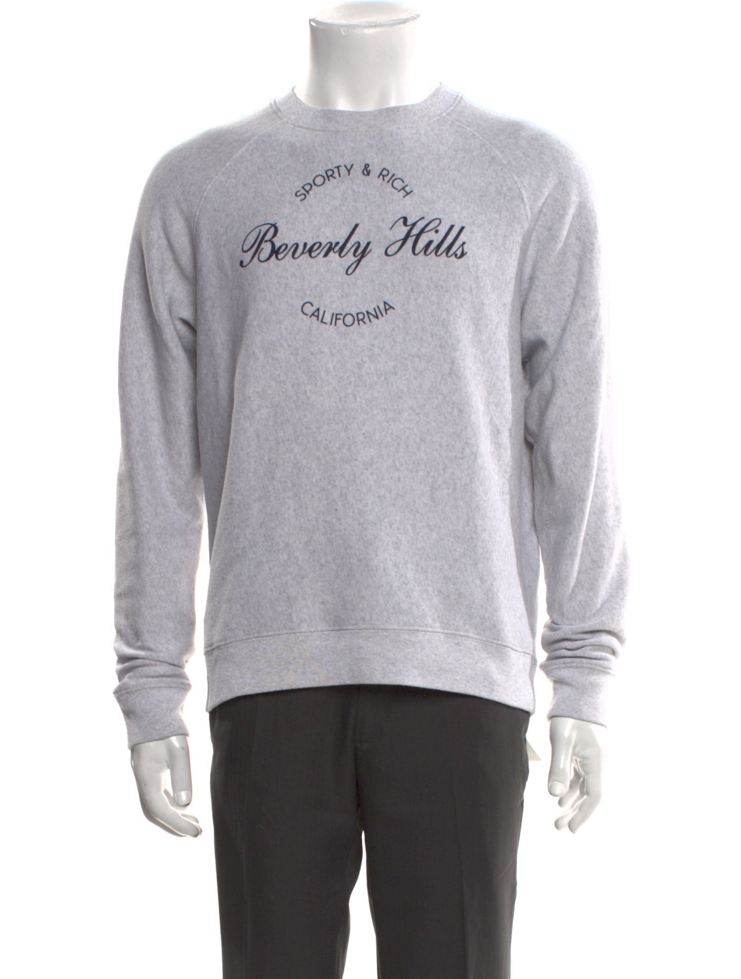 Sporty & Rich Graphic Print Crew Neck T-Shirt