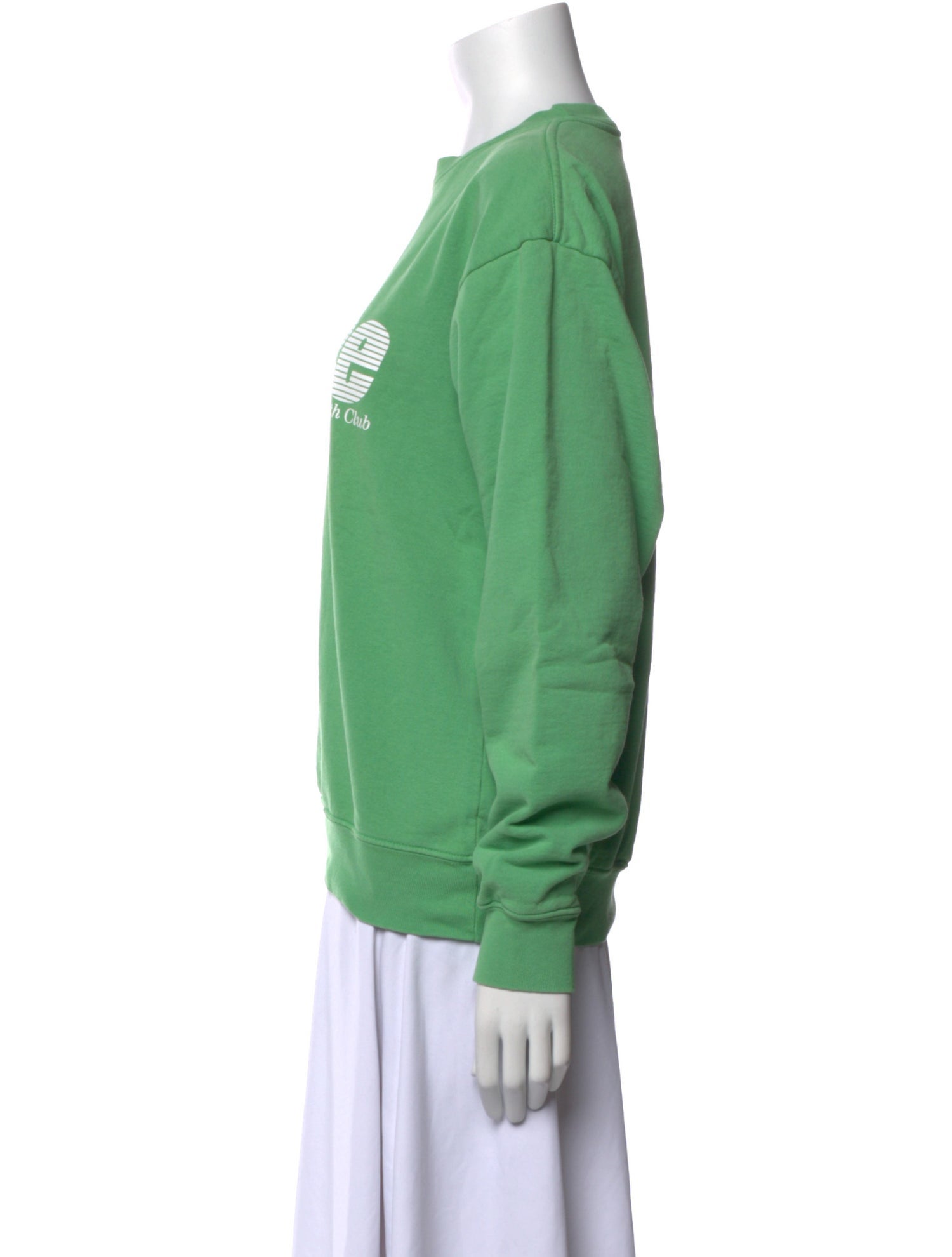 Sporty & Rich Graphic Print Crew Neck Sweatshirt