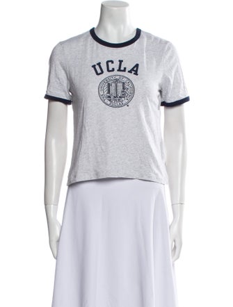 Sporty & Rich Graphic Print Crew Neck T-Shirt