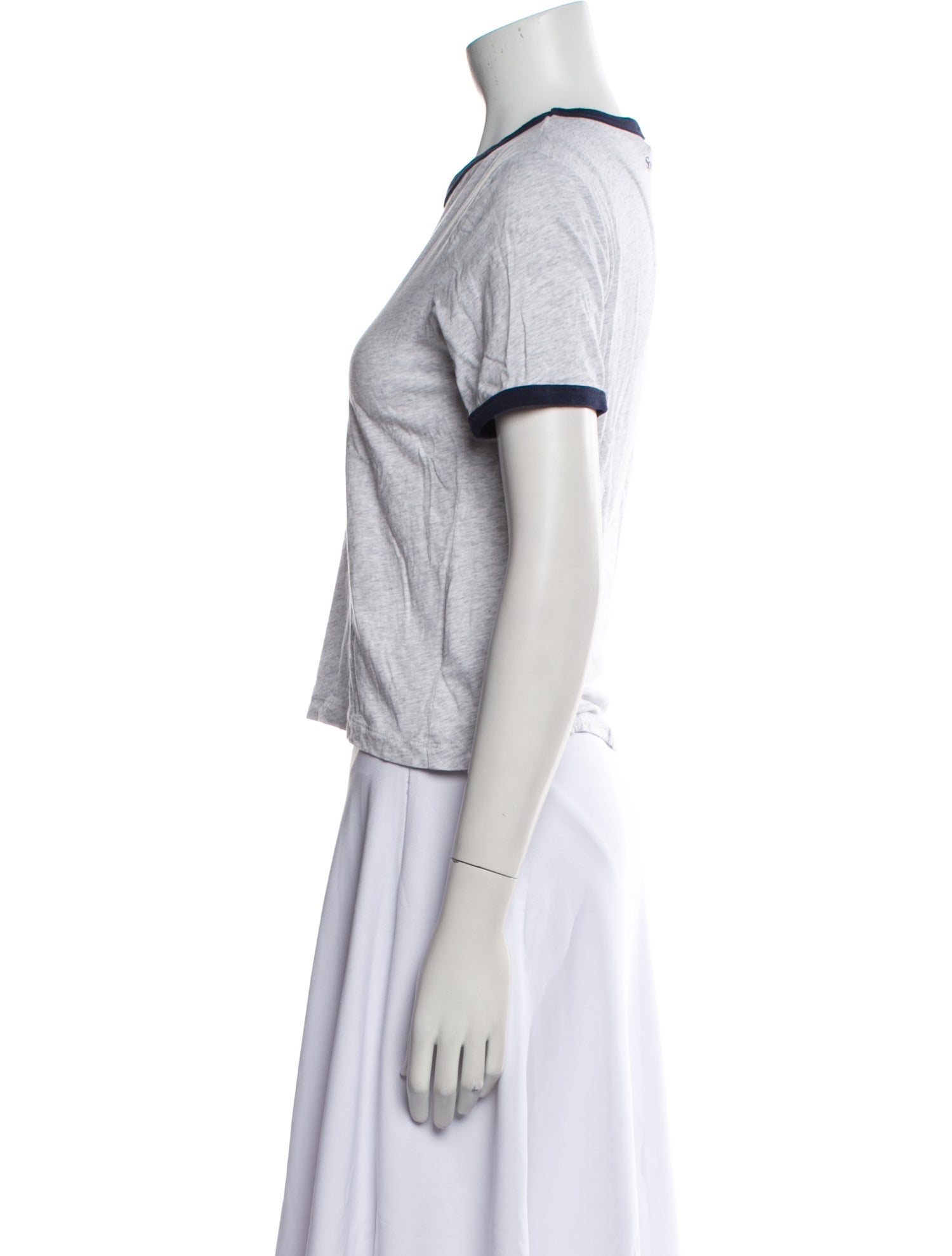 Sporty & Rich Graphic Print Crew Neck T-Shirt