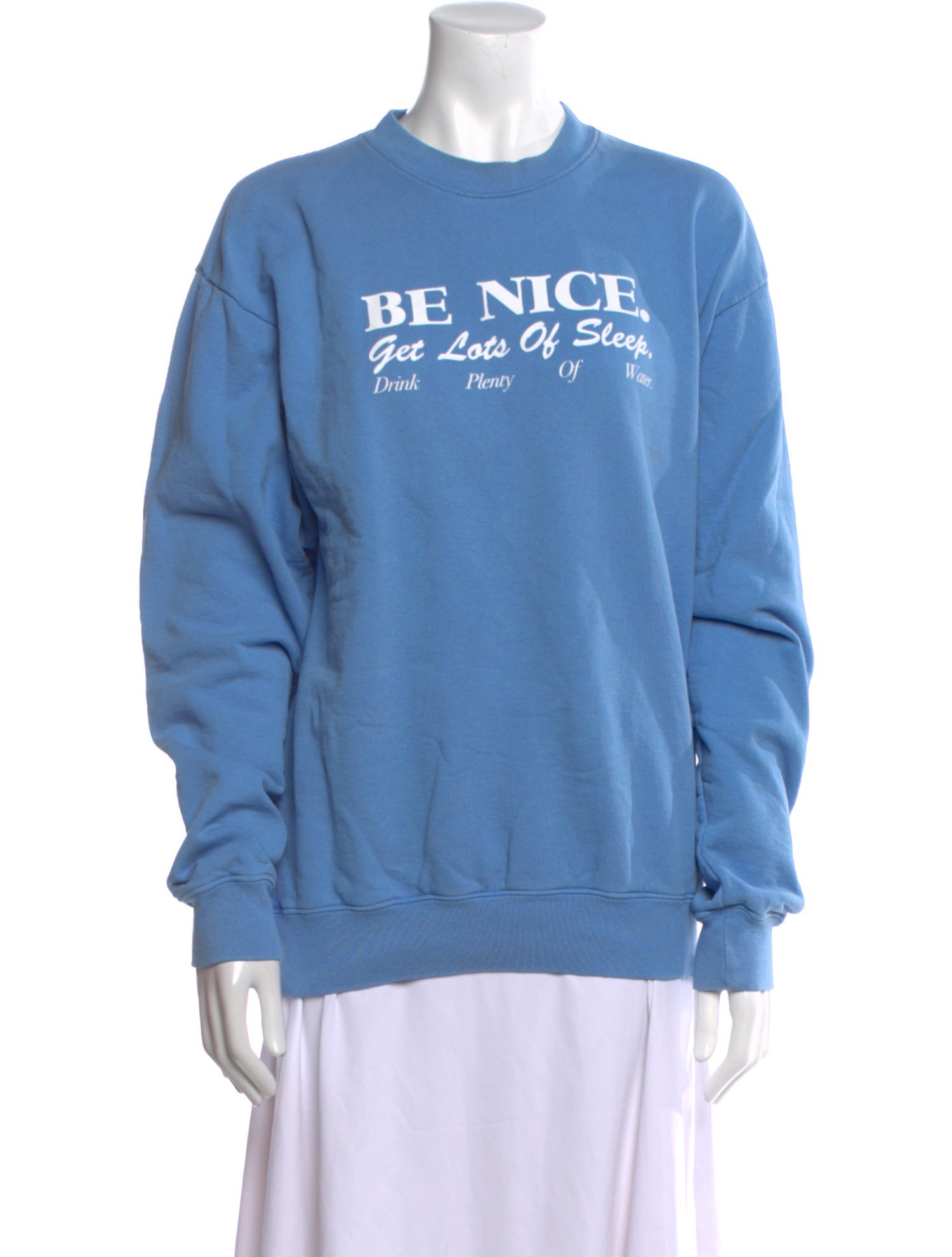 Sporty & Rich Crew Neck Long Sleeve Sweatshirt