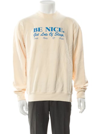 Sporty & Rich Graphic Print Crew Neck Sweatshirt
