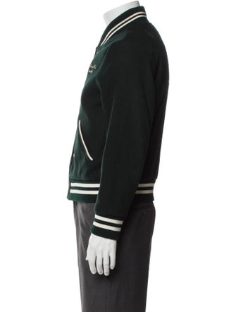 Sporty & Rich Wool Striped Varsity Jacket