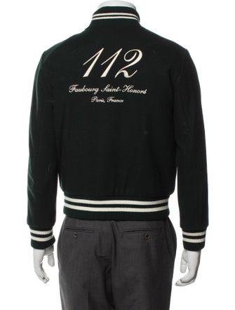 Sporty & Rich Wool Striped Varsity Jacket