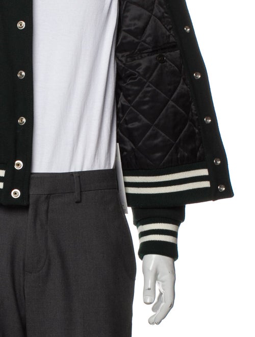 Sporty & Rich Wool Striped Varsity Jacket