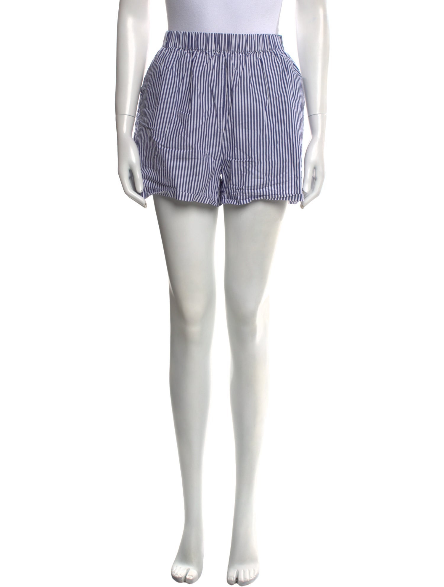 Sporty & Rich Striped Mini Shorts