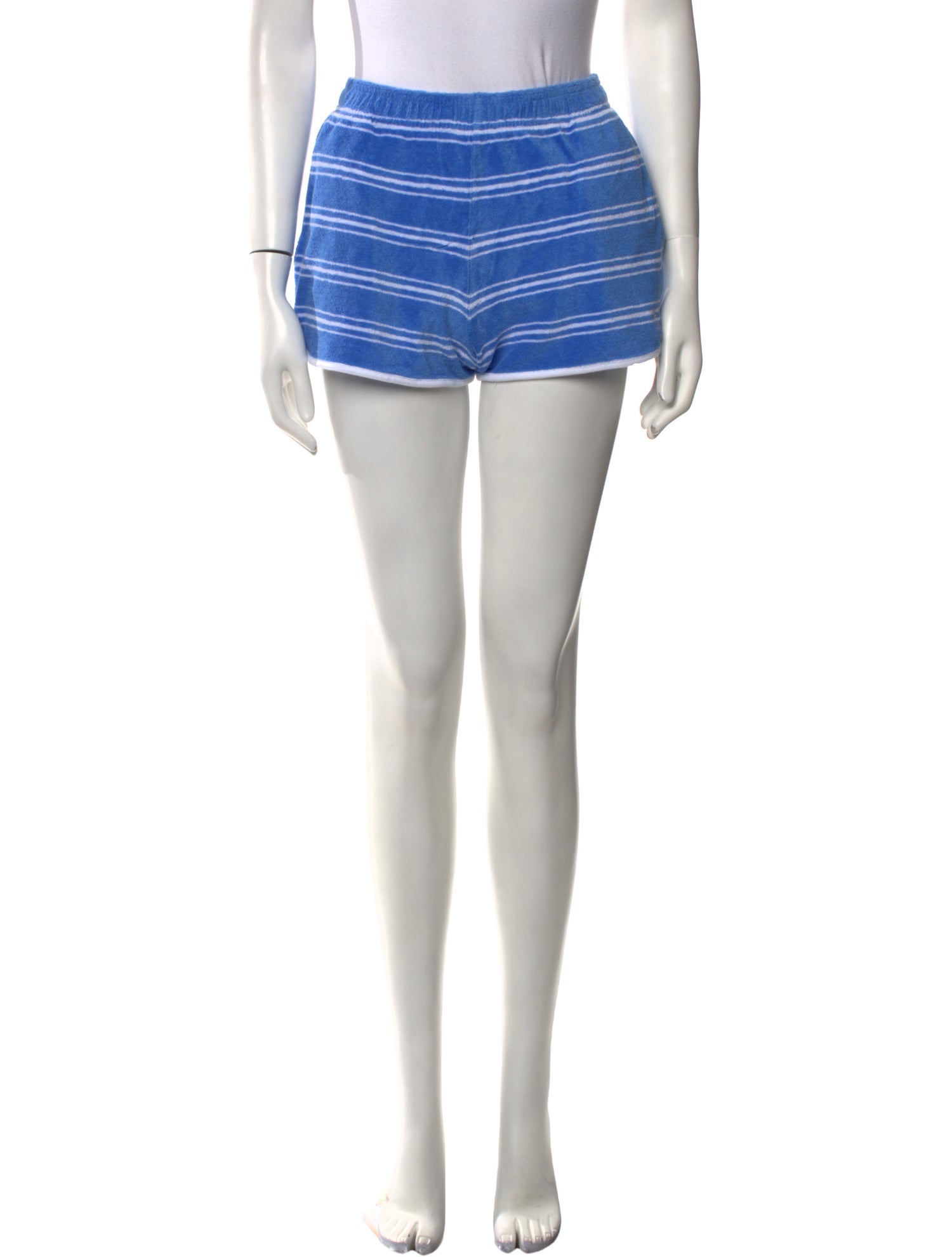 Sporty & Rich Striped Mini Shorts