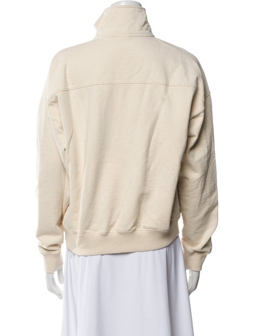 Sporty & Rich Mock Neck Long Sleeve Sweatshirt