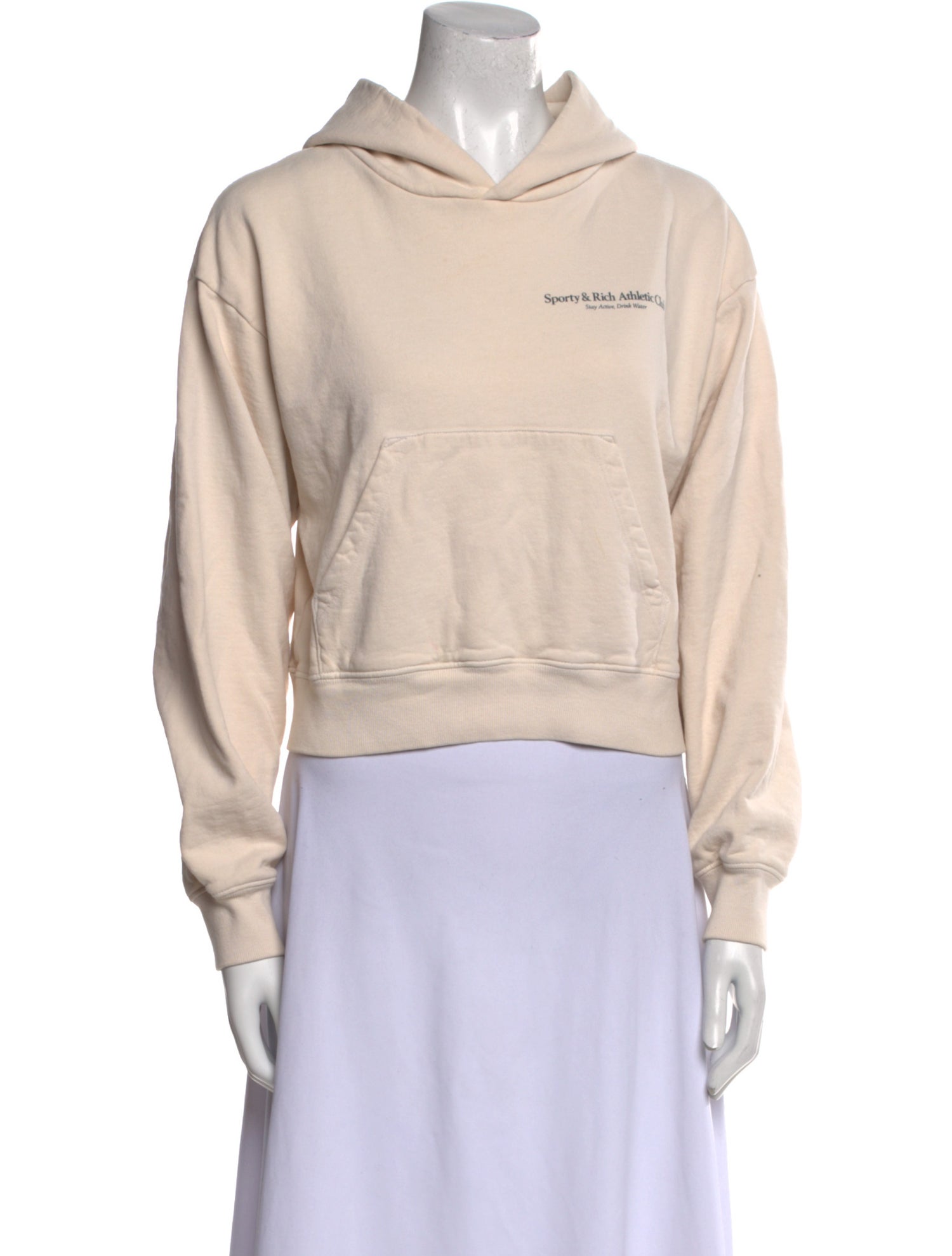 Sporty & Rich Crew Neck Long Sleeve Sweatshirt