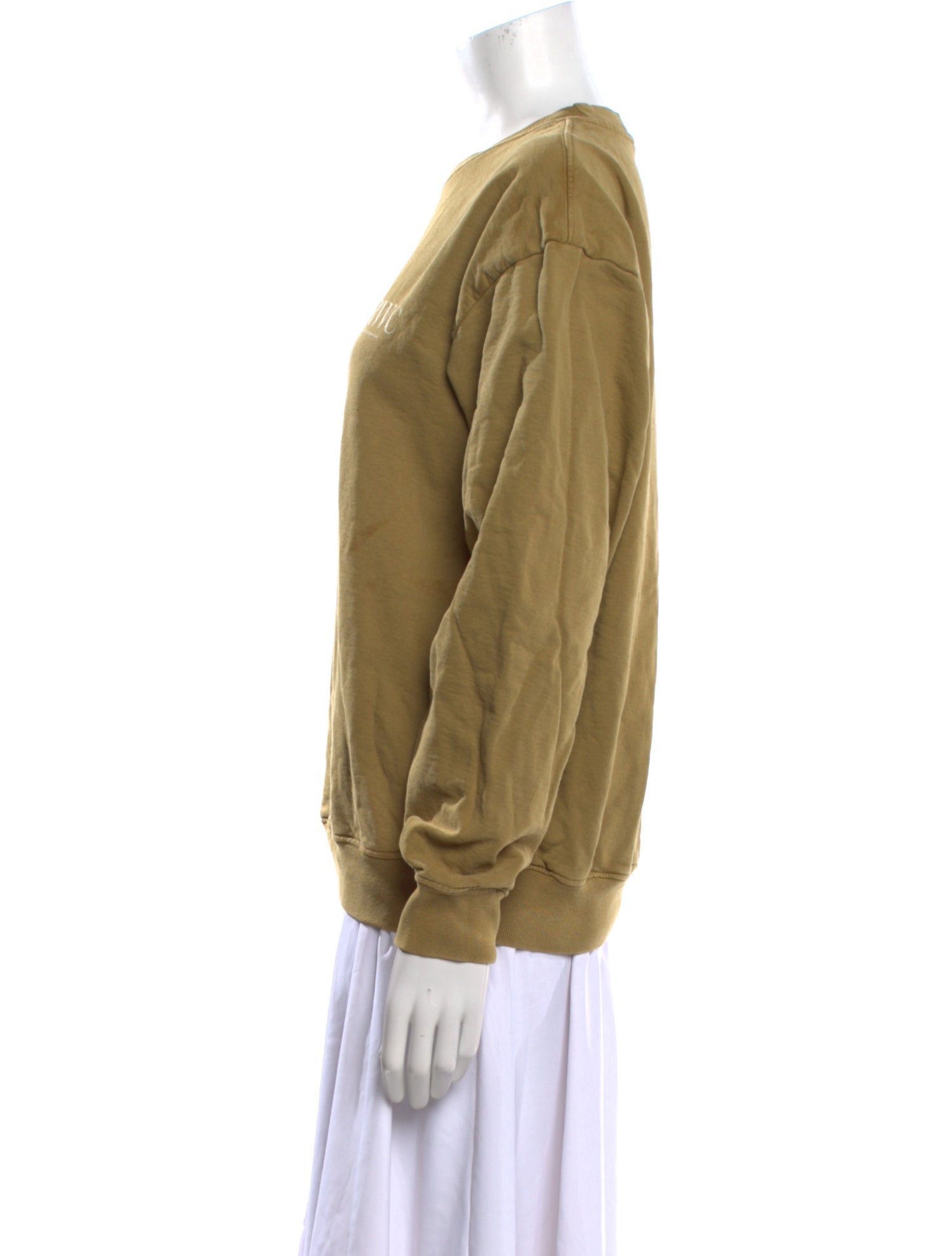 Sporty & Rich Crew Neck Long Sleeve Sweatshirt