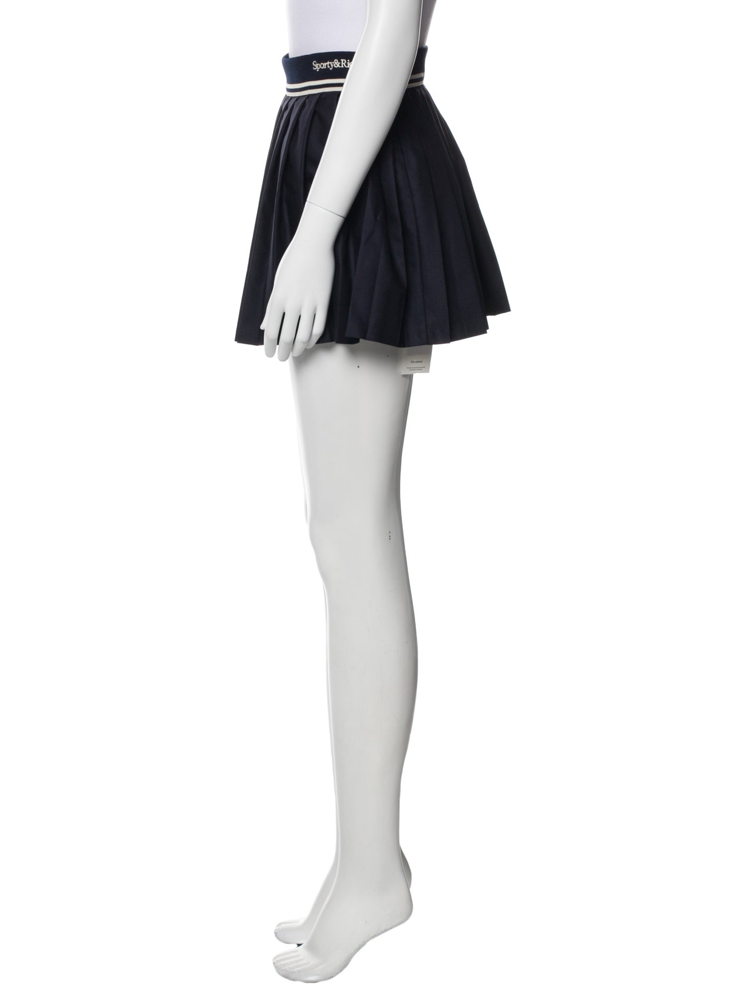 Sporty & Rich Virgin Wool Mini Skirt w/ Tags