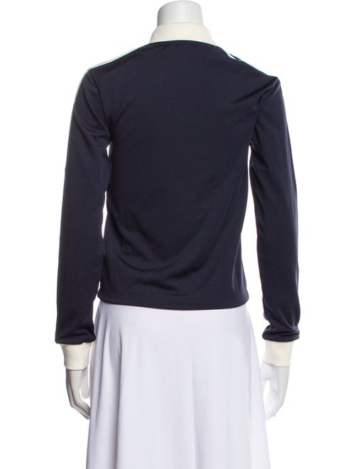 Sporty & Rich Graphic Print Long Sleeve Polo