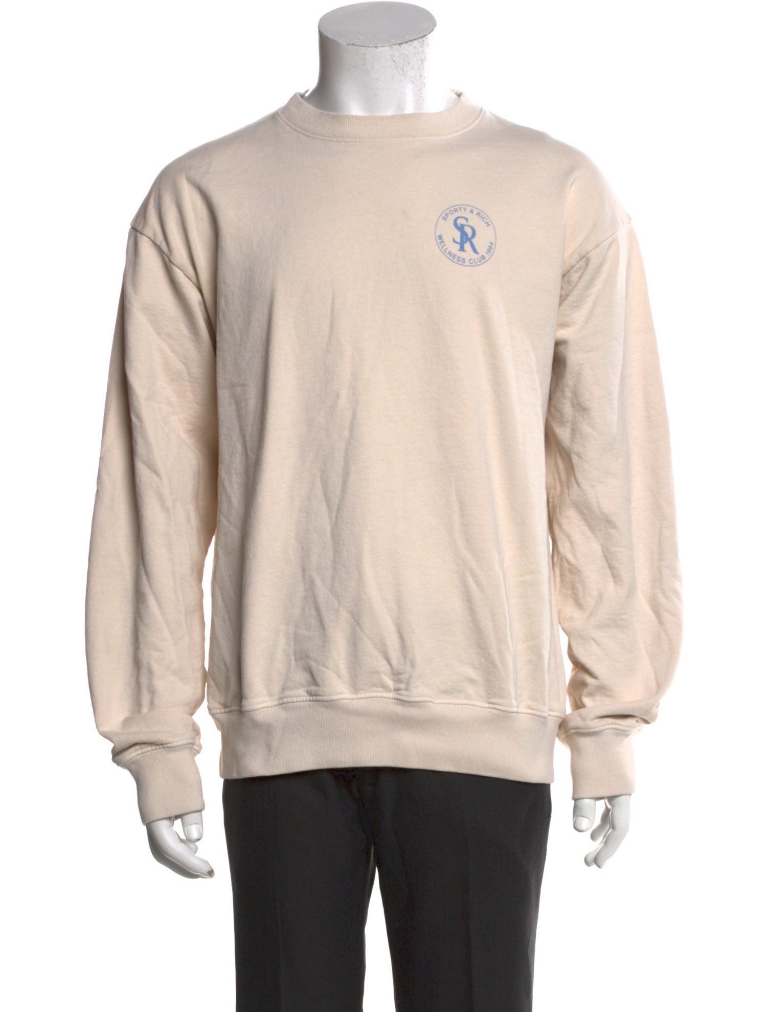 Sporty & Rich Graphic Print Crew Neck Sweatshirt