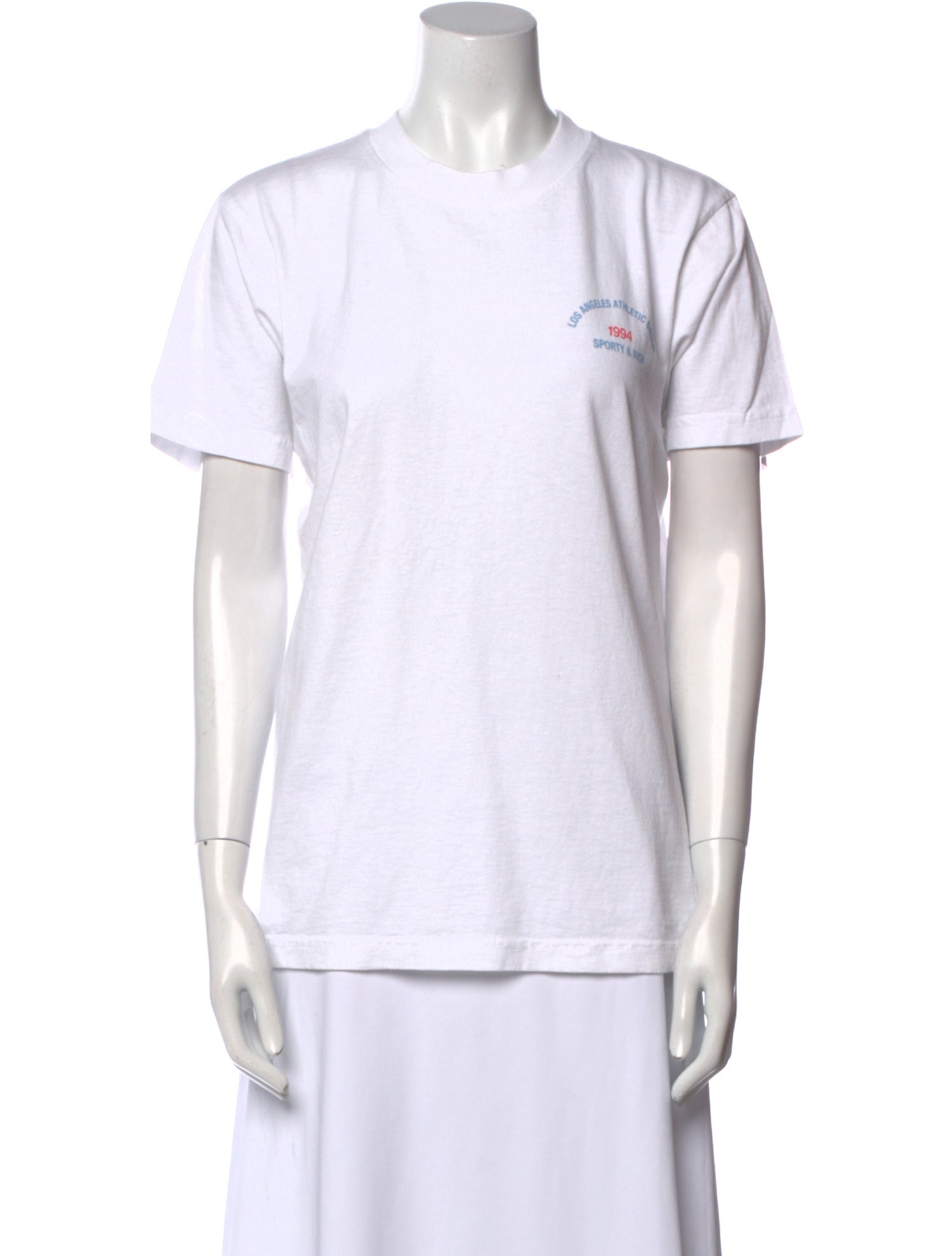 Sporty & Rich Crew Neck Short Sleeve T-Shirt