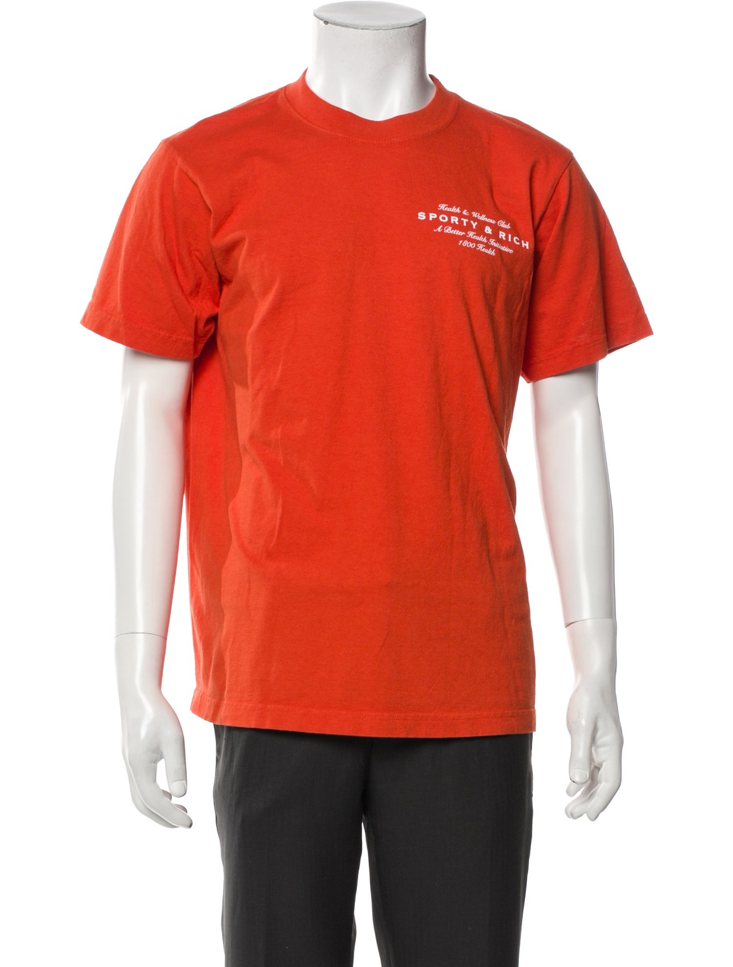 Sporty & Rich Graphic Print Crew Neck T-Shirt