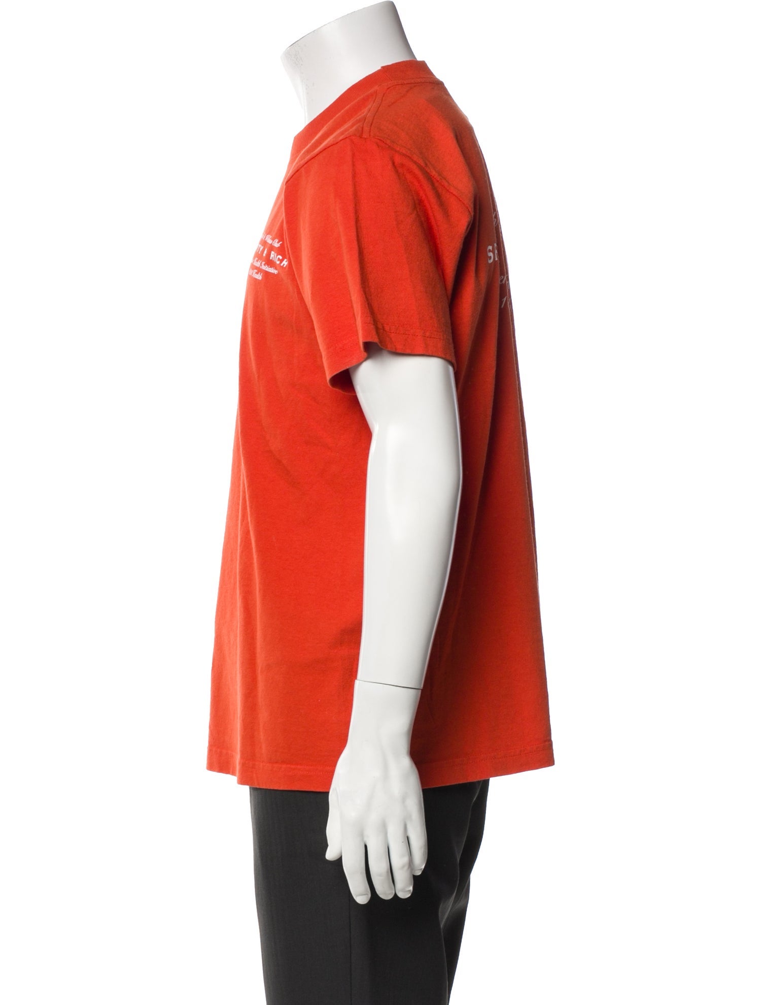 Sporty & Rich Graphic Print Crew Neck T-Shirt