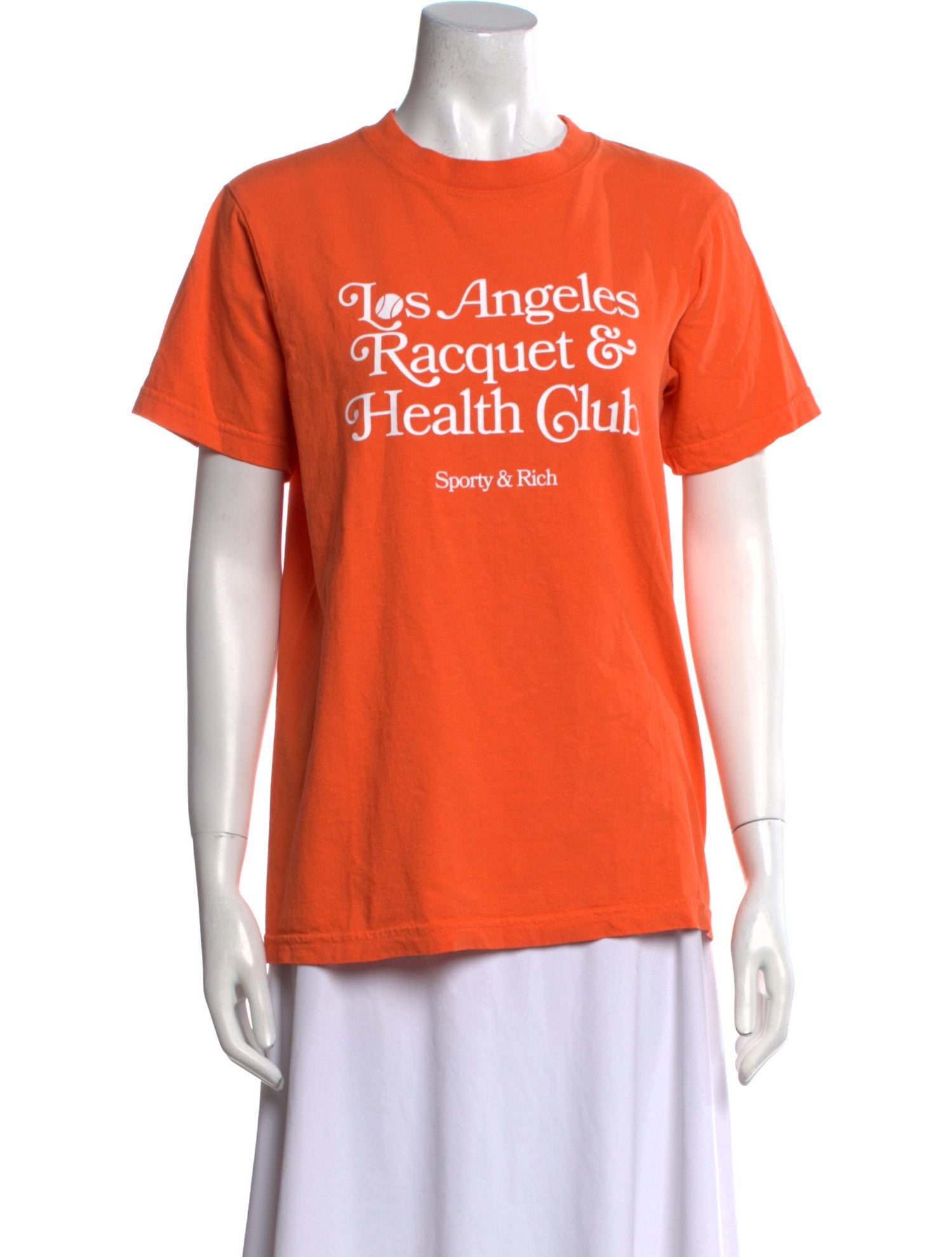 Sporty & Rich Graphic Print Crew Neck T-Shirt