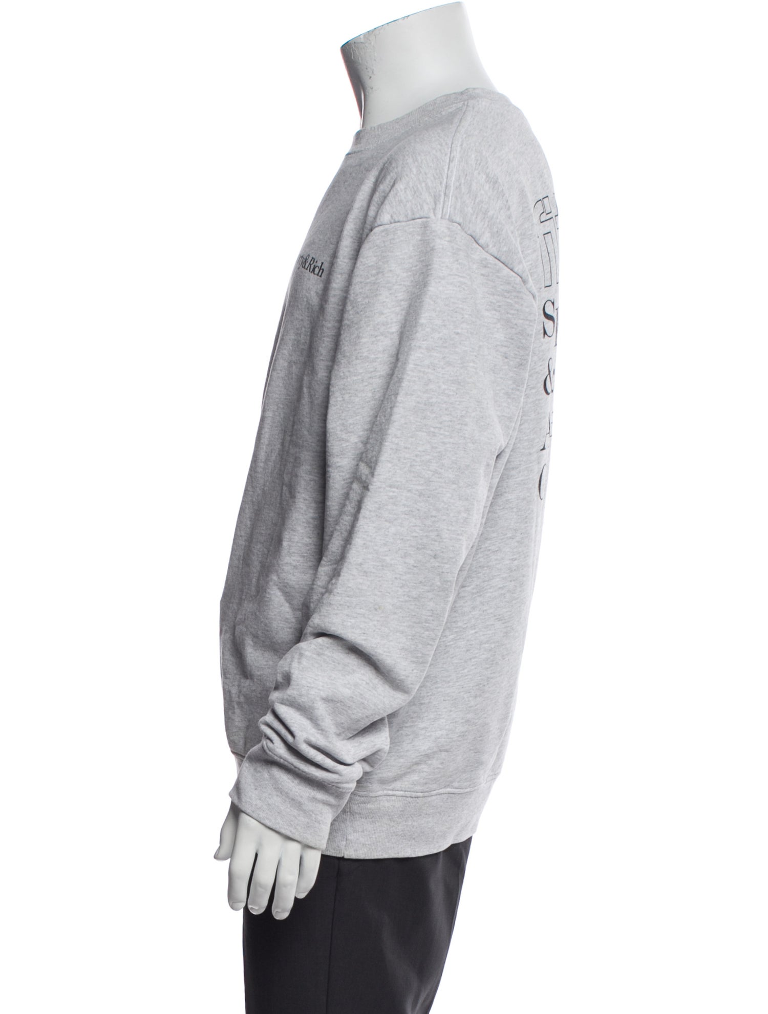 Sporty & Rich Graphic Print Crew Neck Sweatshirt