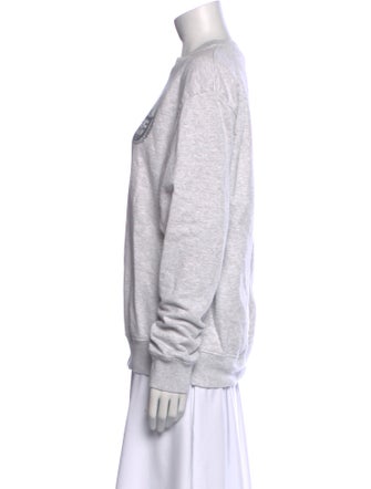 Sporty & Rich Crew Neck Long Sleeve Sweatshirt