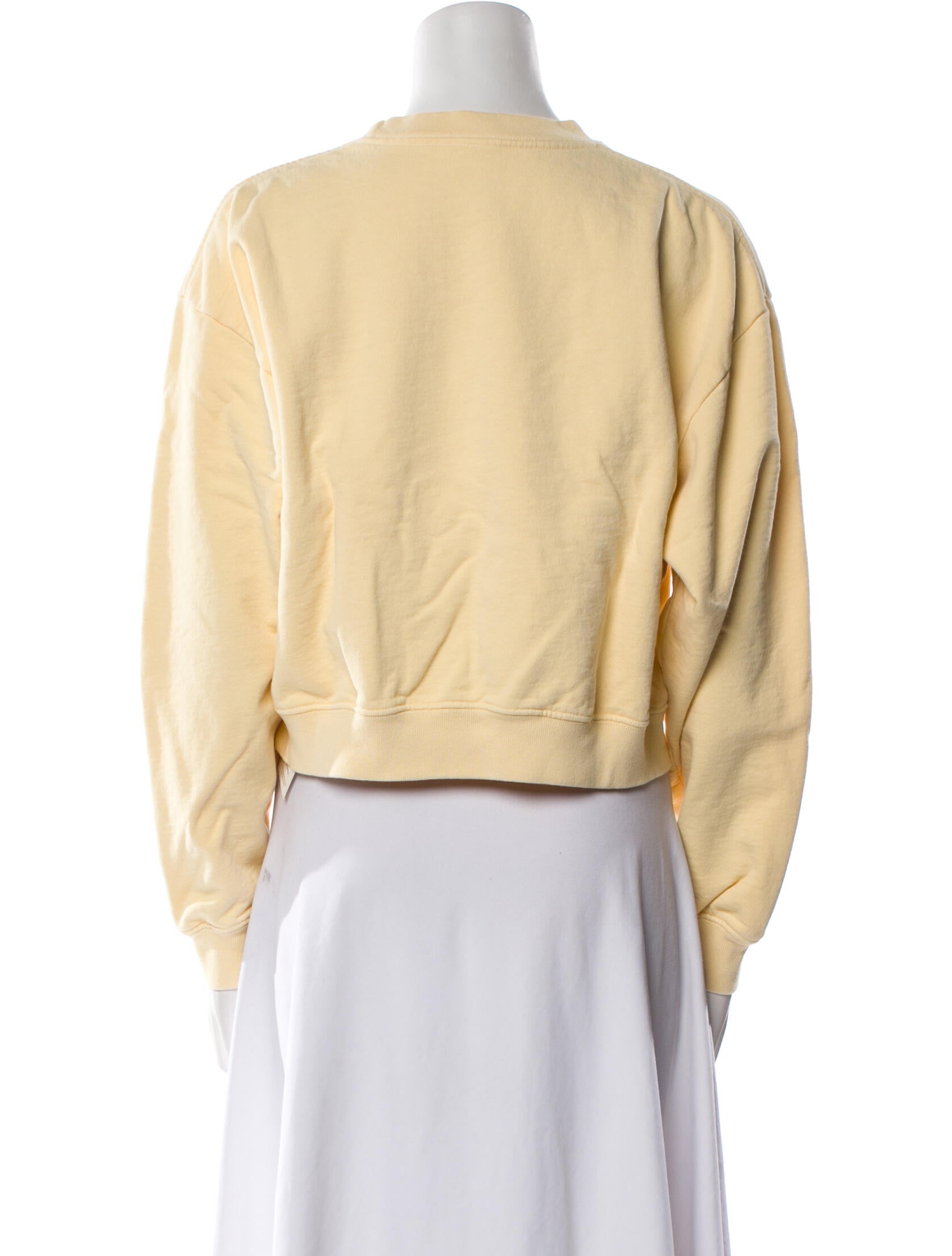 Sporty & Rich Crew Neck Long Sleeve Sweatshirt