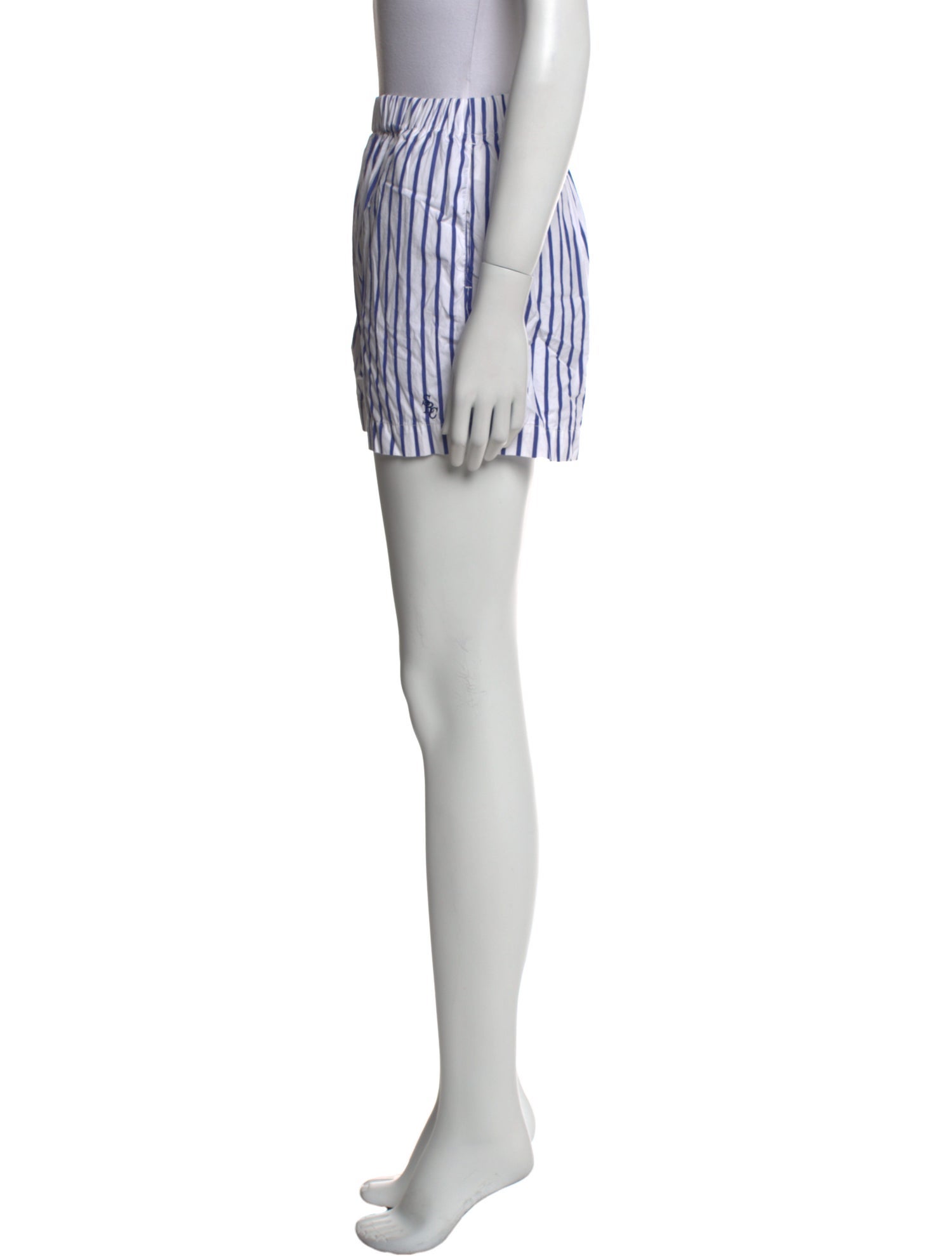 Sporty & Rich Striped Mini Shorts
