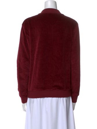 Sporty & Rich V-Neck Long Sleeve Sweatshirt