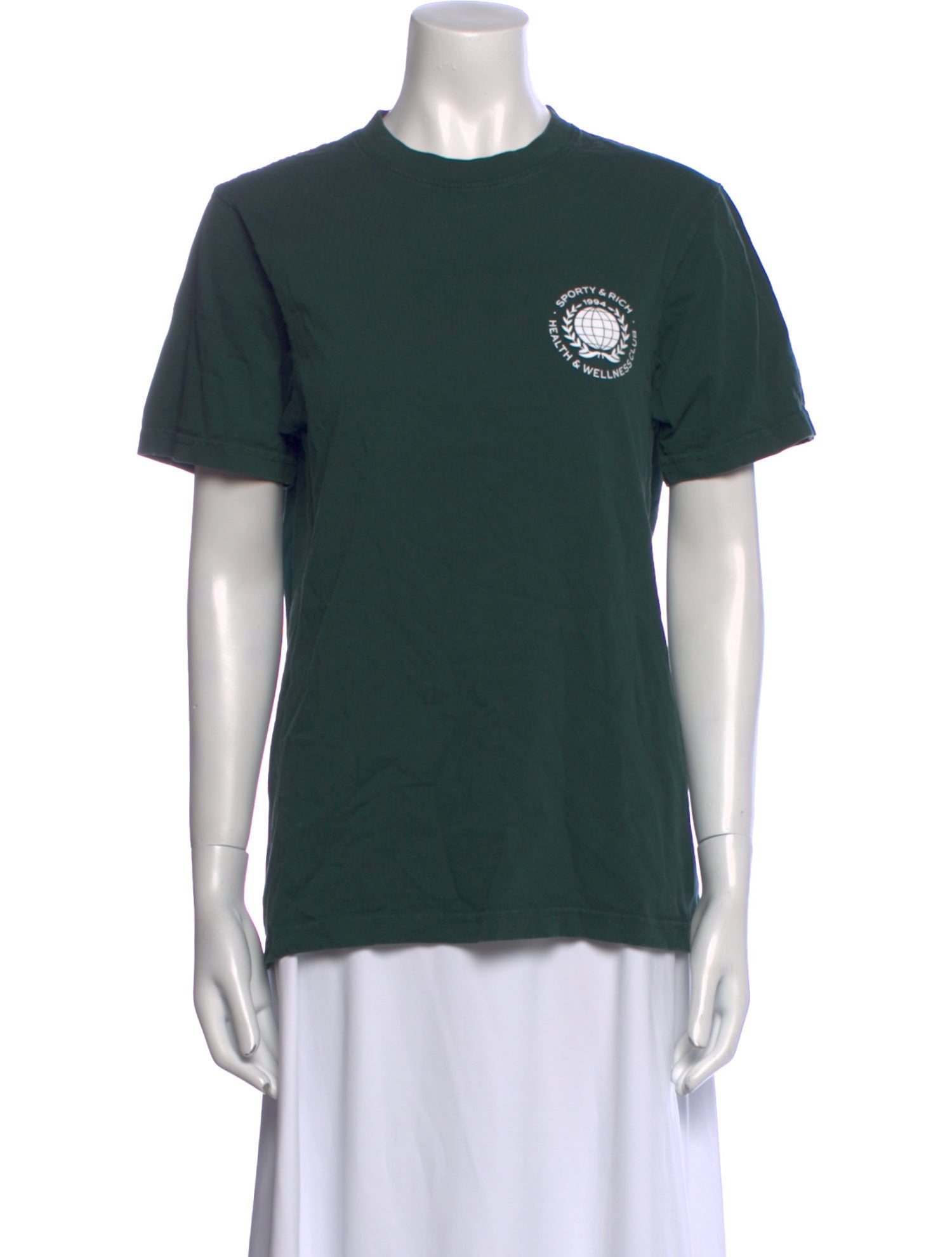 Sporty & Rich Crew Neck Short Sleeve T-Shirt