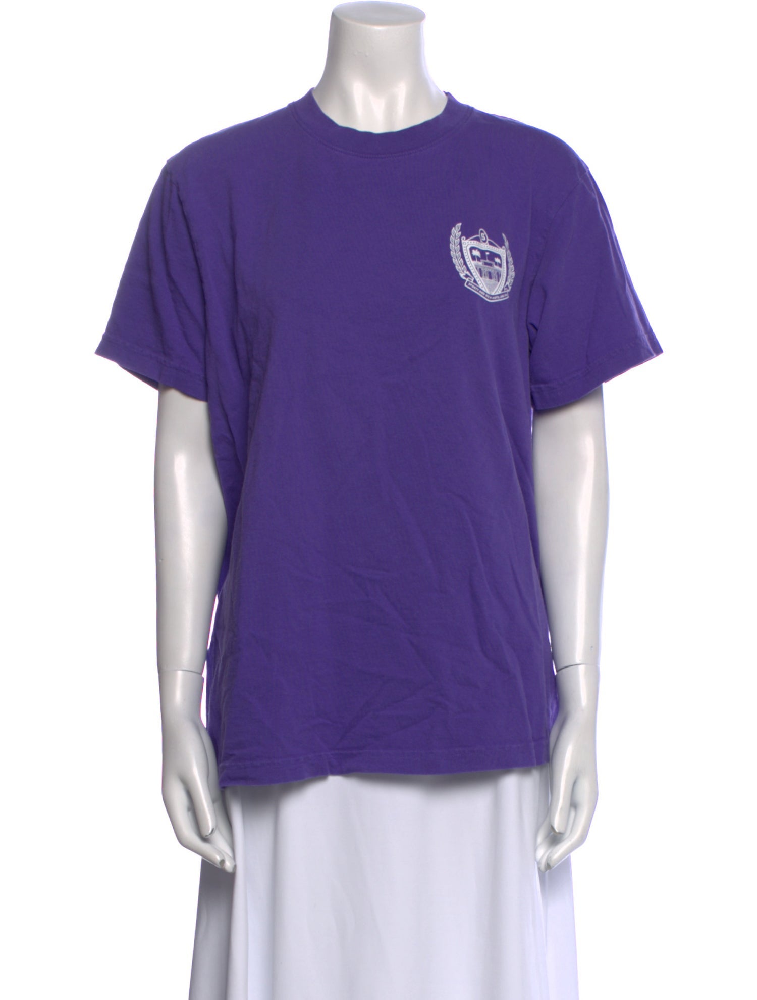 Sporty & Rich Graphic Print Crew Neck T-Shirt