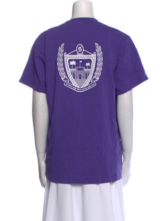 Sporty & Rich Graphic Print Crew Neck T-Shirt