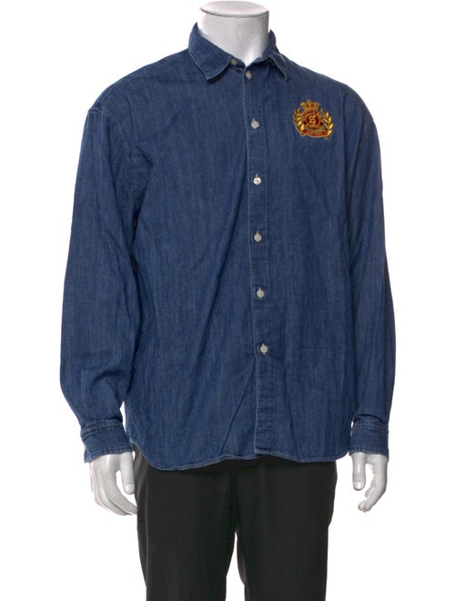 Sporty & Rich Long Sleeve Denim Shirt