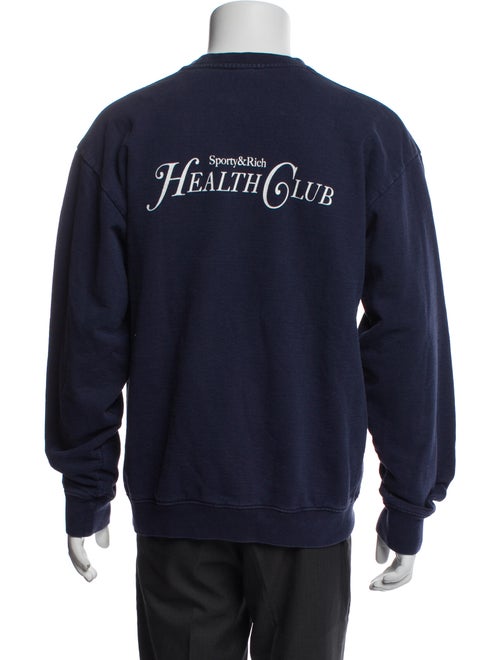 Sporty & Rich Graphic Print Crew Neck Sweatshirt