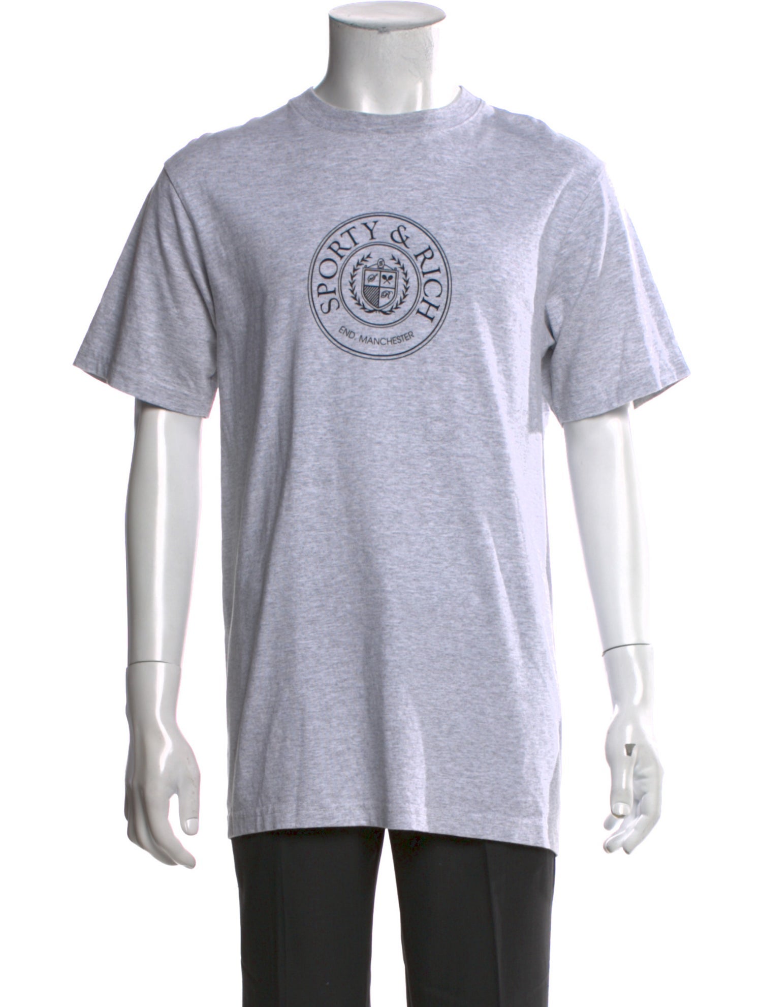 Sporty & Rich Graphic Print Crew Neck T-Shirt