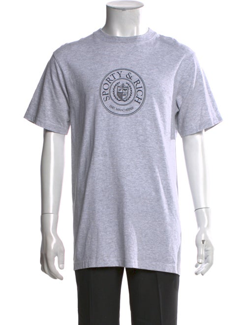 Sporty & Rich Graphic Print Crew Neck T-Shirt