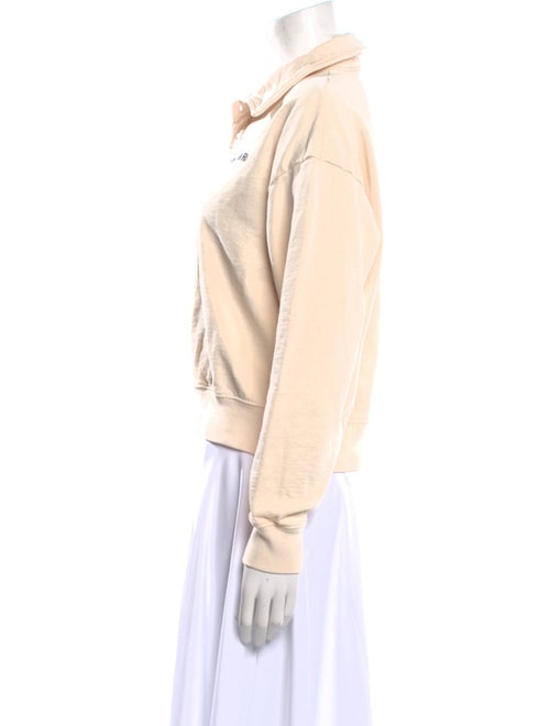 Sporty & Rich Mock Neck Long Sleeve Sweatshirt