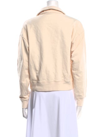 Sporty & Rich Mock Neck Long Sleeve Sweatshirt