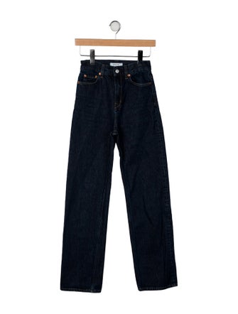 Sporty & Rich High-Rise Straight Leg Jeans