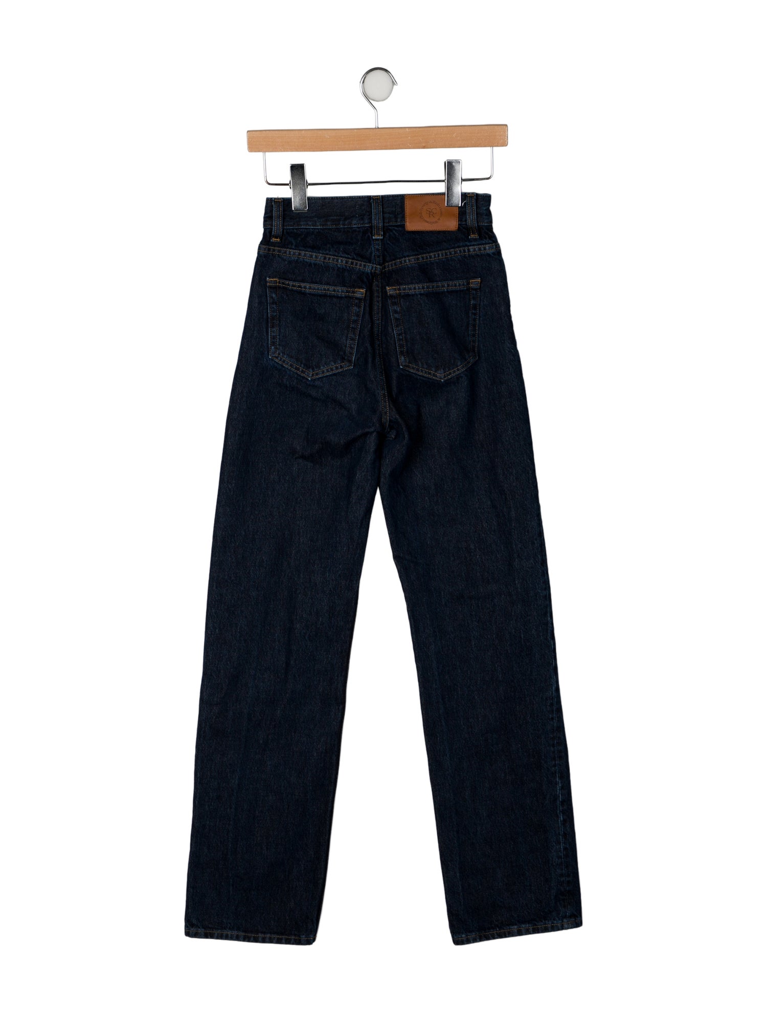 Sporty & Rich High-Rise Straight Leg Jeans