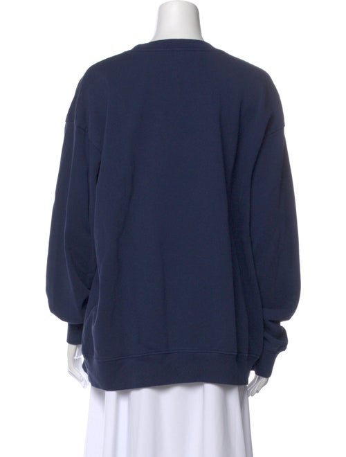 Sporty & Rich Graphic Print Crew Neck Sweatshirt