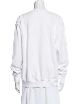 Sporty & Rich Graphic Print Crew Neck Sweatshirt