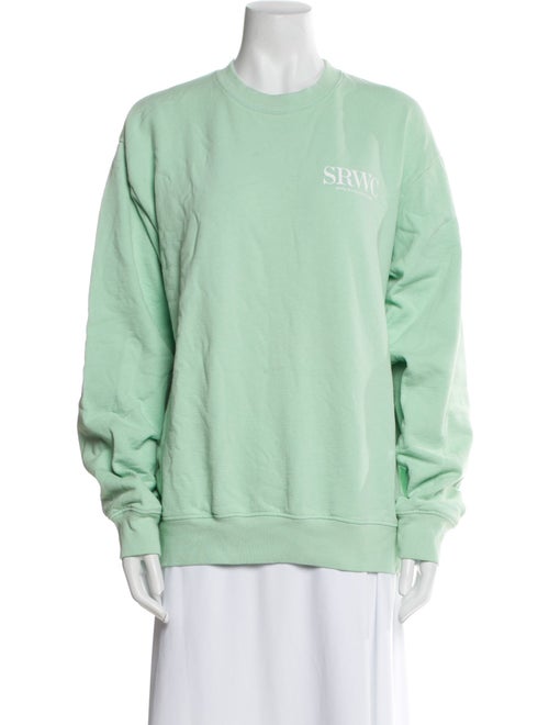 Sporty & Rich Crew Neck Long Sleeve Sweatshirt