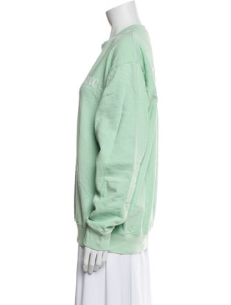 Sporty & Rich Crew Neck Long Sleeve Sweatshirt