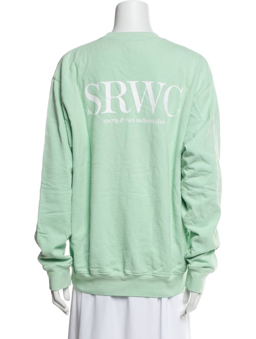 Sporty & Rich Crew Neck Long Sleeve Sweatshirt