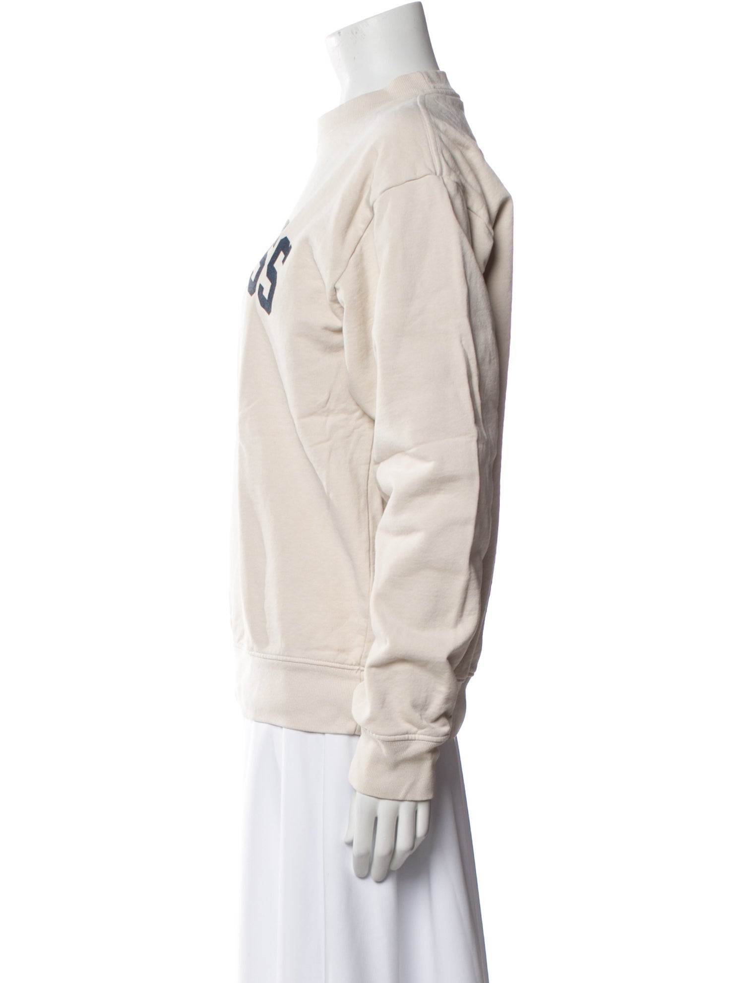 Sporty & Rich Graphic Print Crew Neck Sweatshirt