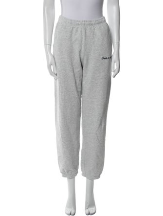 Sporty & Rich Embroidered Accent Sweatpants